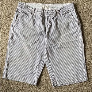 American eagle navy pin-stripe shorts